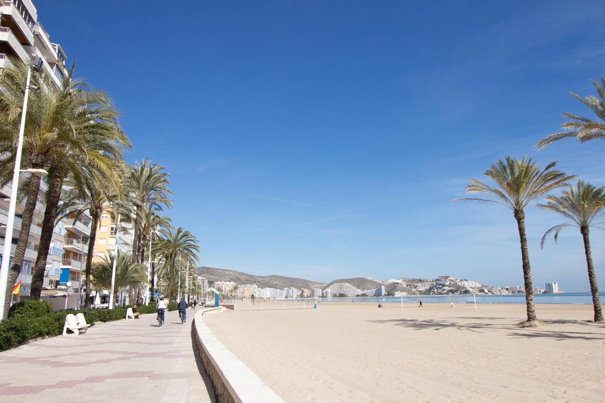 Cullera: Vistas Al Mar En En Centro De La Bahia 아파트 외부 사진